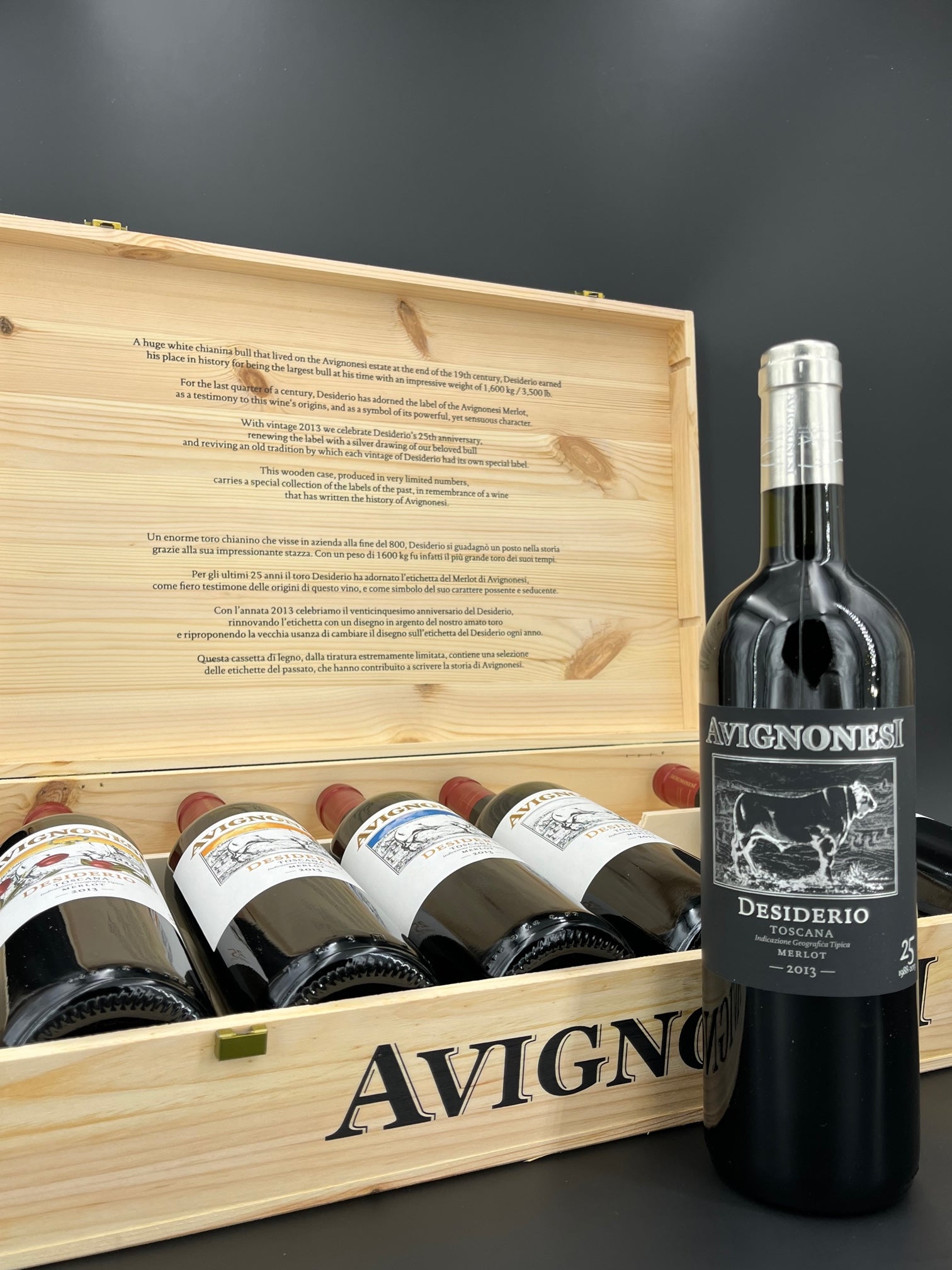 Desiderio Merlot Toscana IGT "25 anniversario" 2013 6-er OHK | Avignonesi