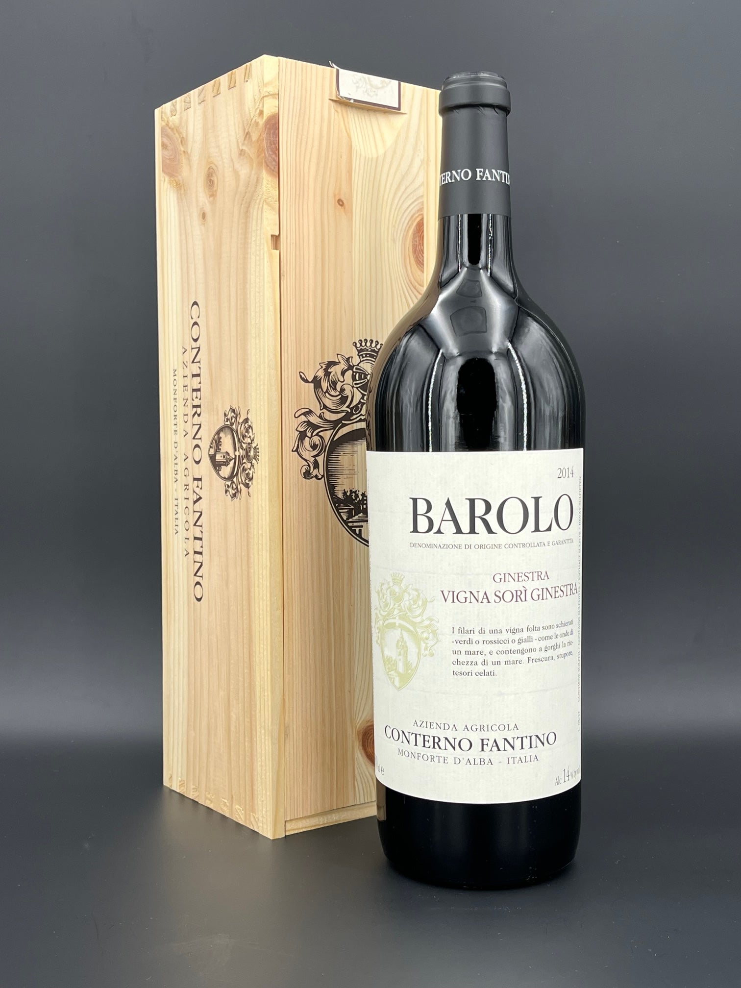 Barolo Ginestra "Vigna Sorì Ginestra" DOCG 2014 Magnum in OHK | Conterno Fantino