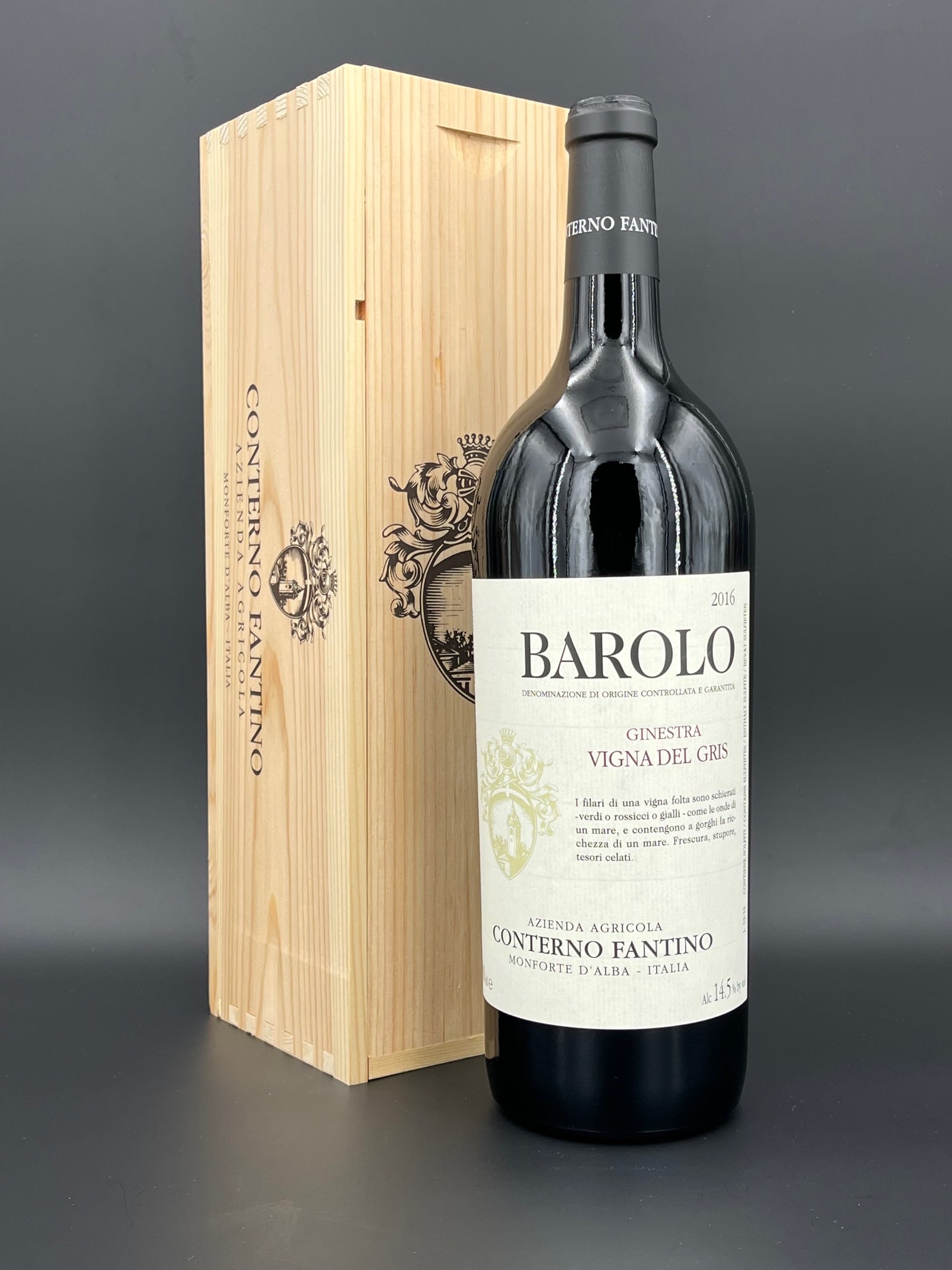 Barolo Ginestra "Vigna del Gris" DOCG 2016 Magnum in OHK | Conterno Fantino