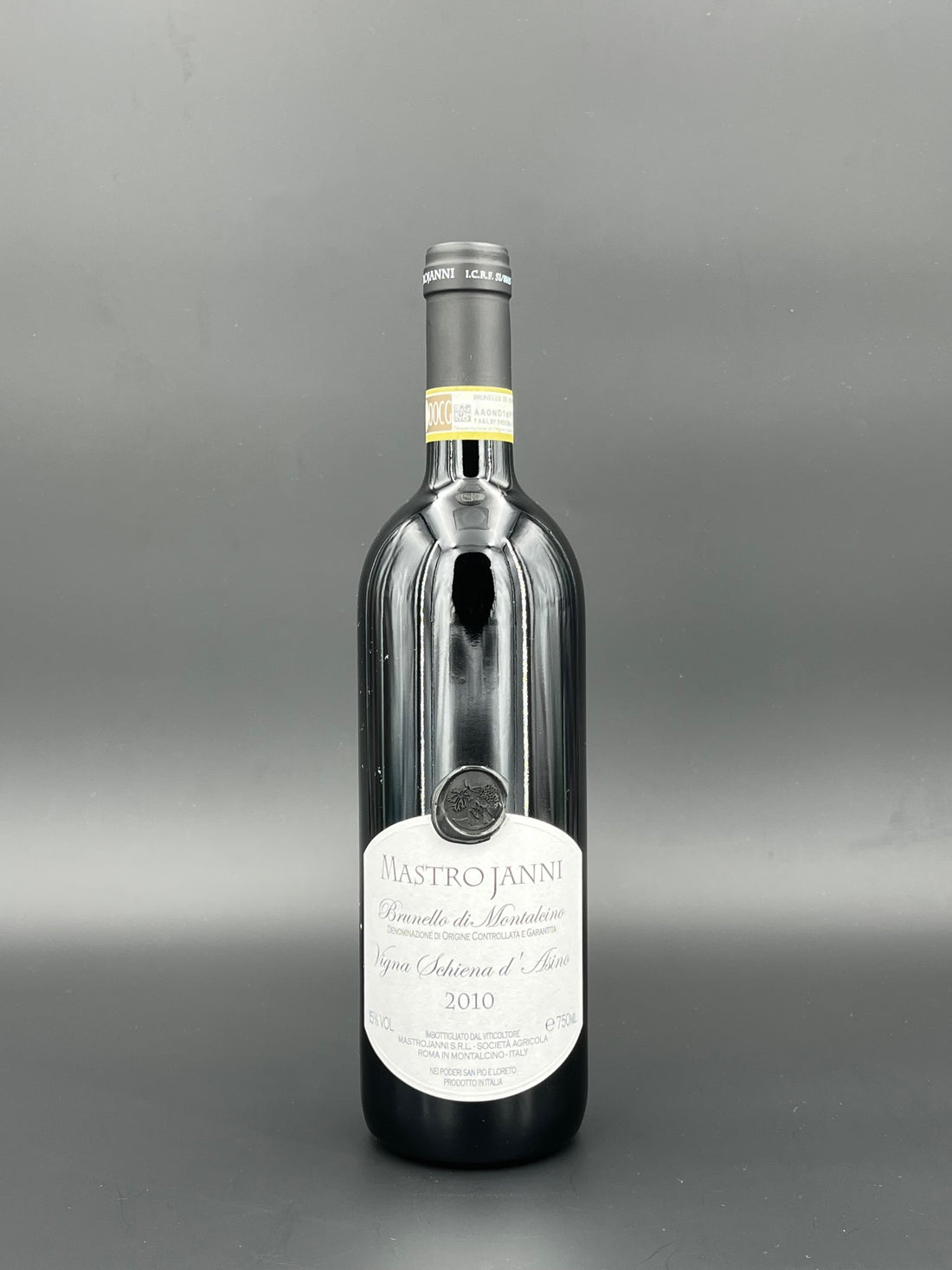 Vigna Schiena d`Asino Brunello di Montalcino 2010 Normalflasche | Mastrojanni